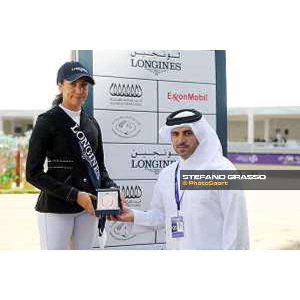 29.02.2020, Doha, Qatar, Prizegiving Longines Hathab Open Class, 2020 CHI AL SHAQAB. 200229D515ALSHAQAB.JPG