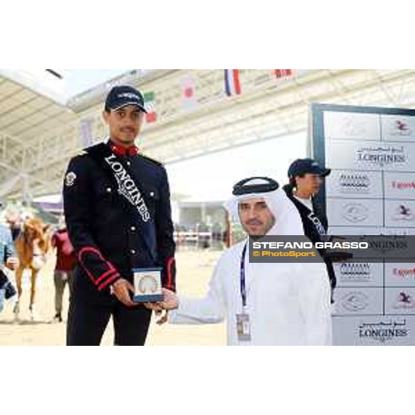 29.02.2020, Doha, Qatar, Prizegiving Longines Hathab Open Class, 2020 CHI AL SHAQAB. 200229D516ALSHAQAB.JPG