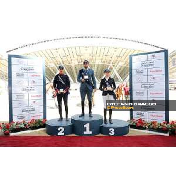 29.02.2020, Doha, Qatar, Prizegiving Longines Hathab Open Class, 2020 CHI AL SHAQAB. 200229D519ALSHAQAB.JPG