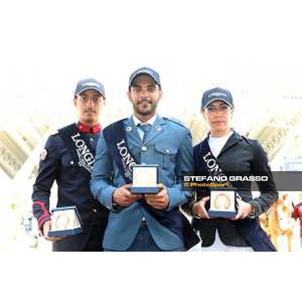 29.02.2020, Doha, Qatar, Prizegiving Longines Hathab Open Class, 2020 CHI AL SHAQAB. 200229D520ALSHAQAB.JPG