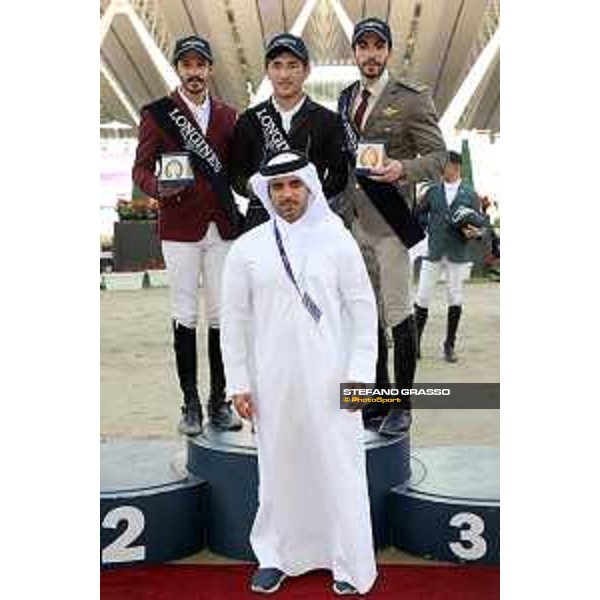 29.02.2020, Doha, Qatar, Prizegiving Longines Hathab Big Tour, 2020 CHI AL SHAQAB. 200229D558ALSHAQAB.JPG