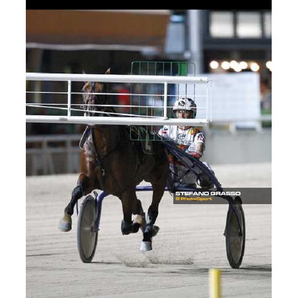 Roberto Vecchione starts with Algiers Hall during the race off of the 75° Campionato Europeo Cesena, 6th sept. 2009 ph. Stefano Grasso