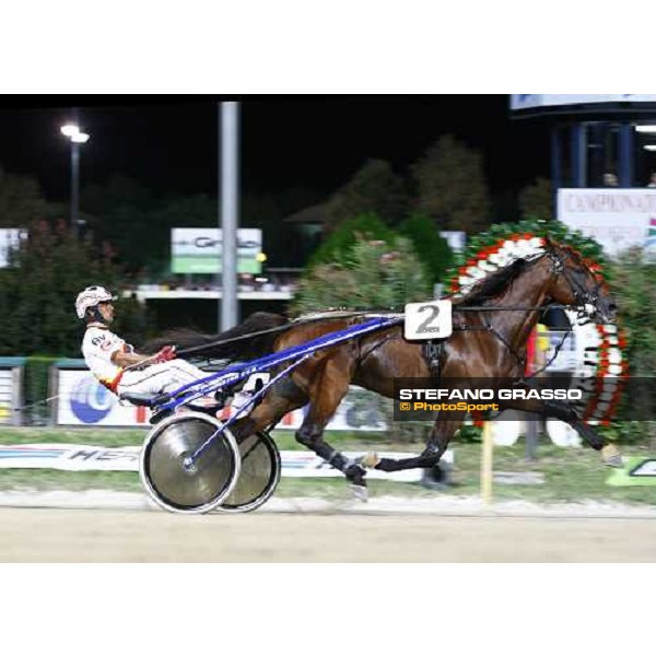 Roberto Vecchione with Algiers Hall wins the the second heat of Campionato Europeo Cesena, 5th sept. 2009 ph.Stefano Grasso