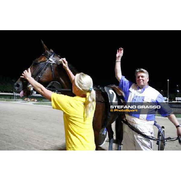 Holger Ehlert after the winning with Algiers Hall the race off of the 75° Campionato Europeo Cesena, 6th sept. 2009 ph. Stefano Grasso