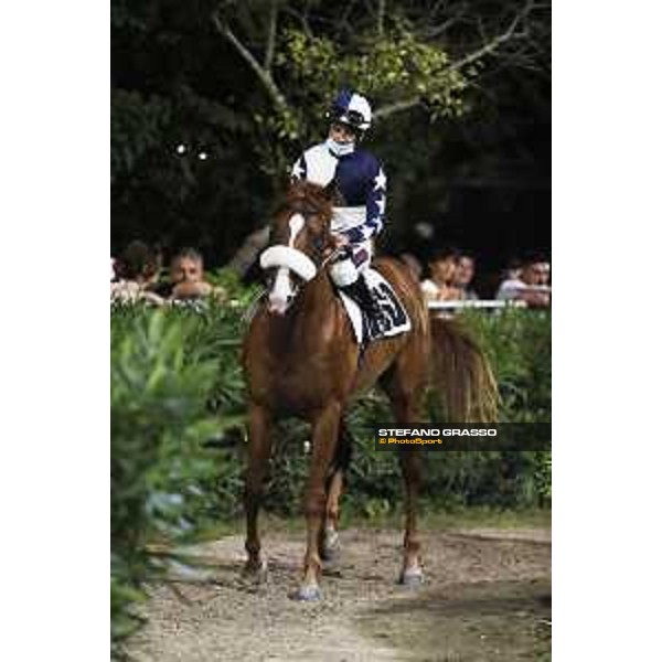 Fabio Branca on The Conqueror wins the Premio Città di Napoli - Listed race- Napoli Agnano,25th July 2020 Ph.Stefano Grasso/Ippodromi Partenopei srl