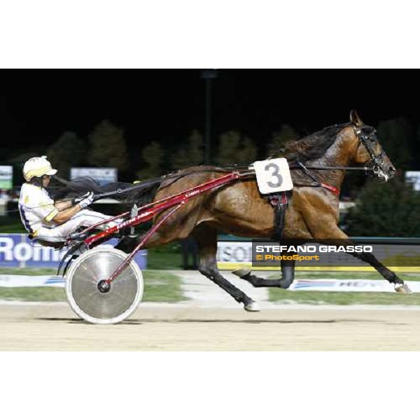 Roberto Andreghetti warming up with Ismos Fp before the 1st heat of the 75¡ Campionato Europeo Cesena, 5th sept. 2009 ph. Stefano Grasso