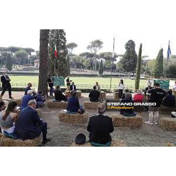 Presentazione Concorso Ippico Piazza di Siena 2021 - “Tutti in Sella” Dott.ssa Virginia Raggi - Mayor of city of Rome Roma, Villa Borghese 19th September 2020 Ph.Stefano Grasso