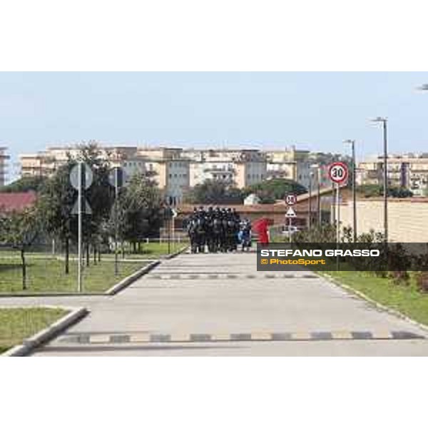 Esercitazione Polizia e Carabinieri a Cavallo O.P. Centro di Coordinamento dei Servizi Cinofili ed a Cavallo della Polizia di Stato Ladispoli, 30/10/2020 ph.Stefano Grasso