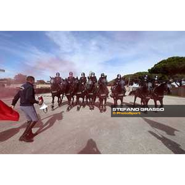 Esercitazione Polizia e Carabinieri a Cavallo O.P. Centro di Coordinamento dei Servizi Cinofili ed a Cavallo della Polizia di Stato Ladispoli, 30/10/2020 ph.Stefano Grasso
