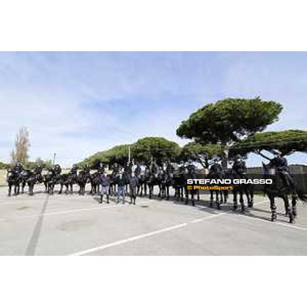 Esercitazione Polizia e Carabinieri a Cavallo O.P. Centro di Coordinamento dei Servizi Cinofili ed a Cavallo della Polizia di Stato Ladispoli, 30/10/2020 ph.Stefano Grasso