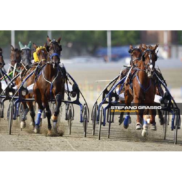 Wim Paal with Melania SF leads the group during the Premio avv. Carlo Marangoni - Filly Torino, 13th sept. 2009 ph. Stefano Grasso