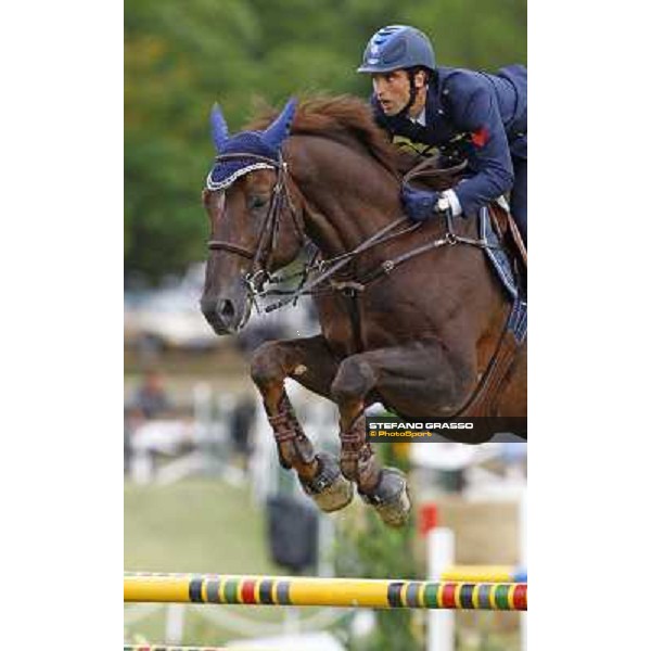 Emilio Bicocchi on Jeckerson Kapitol d\' Argonne leads after the second round of the Italian showjumping championships La Bagnaia, 18th sept. 2009 ph. Stefano Grasso