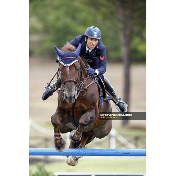 Emilio Bicocchi on Jeckerson Kapitol d\' Argonne leads after the second round of the Italian showjumping championships La Bagnaia, 18th sept. 2009 ph. Stefano Grasso
