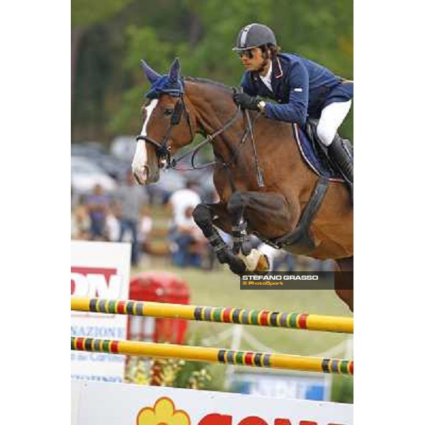 Natale Chiaudani on Snai Seldana di Campalto second after the second round of the Italian showjumping championships La Bagnaia, 18th sept. 2009 ph. Stefano Grasso