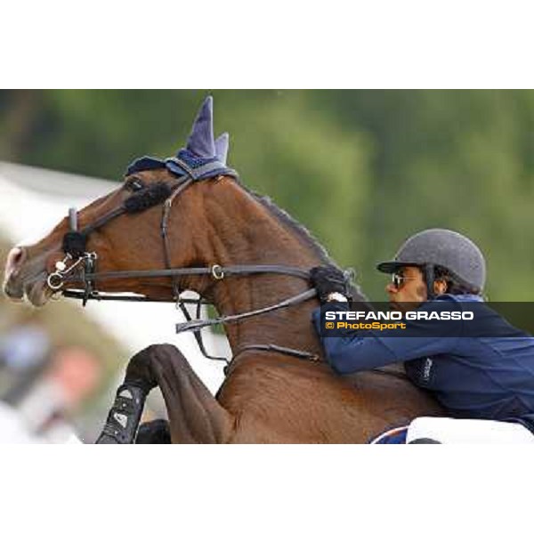 Natale Chiaudani on Snai Seldana di Campalto second after the second round of the Italian showjumping championships La Bagnaia, 18th sept. 2009 ph. Stefano Grasso