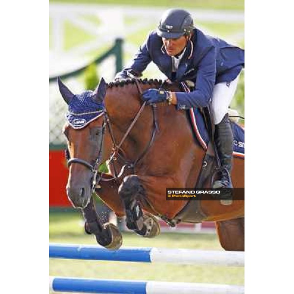 Antonio Alfonso on Snai Passe-Partout 2nd after the 3rd round of Italian showjumping championship La Bagnaia, 18th sept. 2009 ph. Stefano Grasso