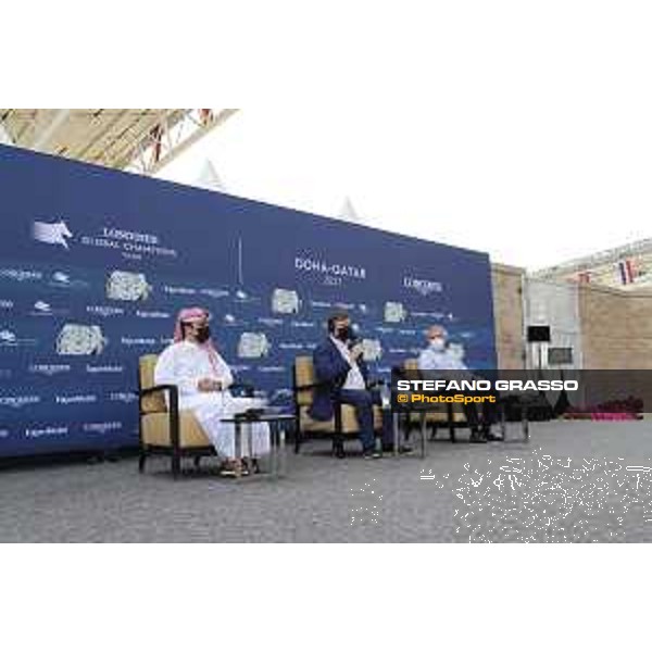 Press conference LGCT of Doha 2021 Al Shaqab, 02032021 ph.Stefano Grasso/LGCT