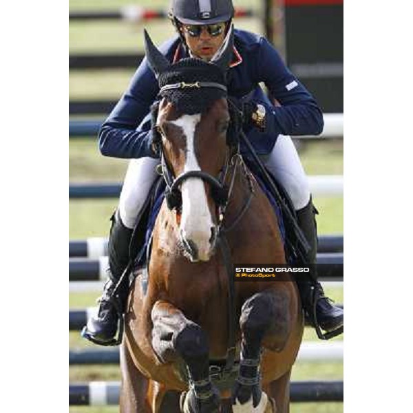Natale Chiaudani on Snai Seldana di Campalto second after the second round of the Italian showjumping championships La Bagnaia, 18th sept. 2009 ph. Stefano Grasso
