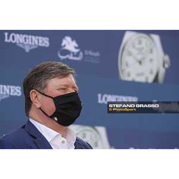 Press conference Jan Tops, President and Founder of LGCT and GCL LGCT of Doha 2021 Al Shaqab, 02032021 ph.Stefano Grasso/LGCT