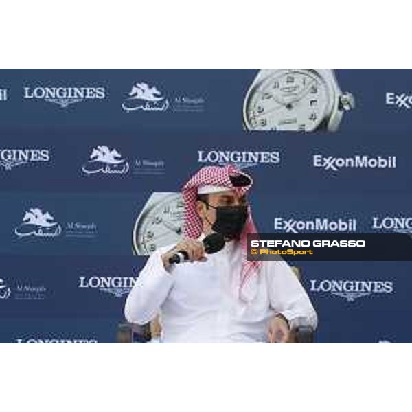 Press conference Omar Al Mannai Event Director and Commercial Manager Al Shaqab LGCT of Doha 2021 Al Shaqab, 02032021 ph.Stefano Grasso/LGCT