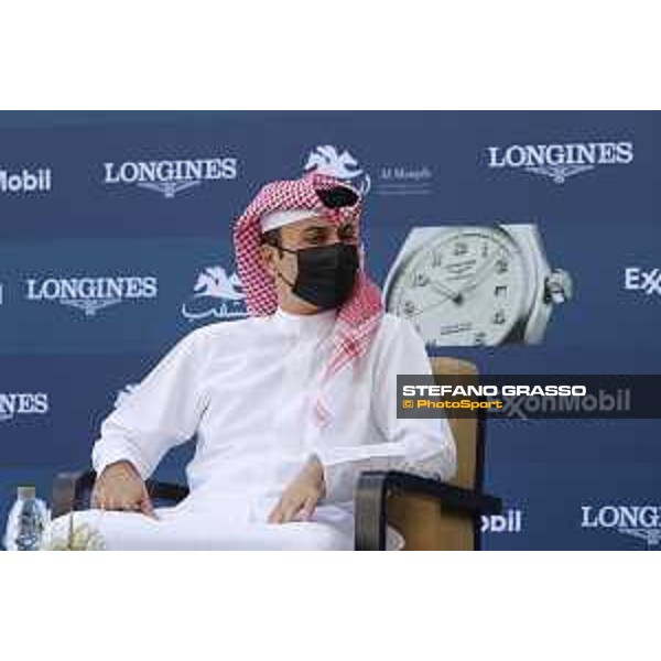Press conference Omar Al Mannai Event Director and Commercial Manager Al Shaqab LGCT of Doha 2021 Al Shaqab, 02032021 ph.Stefano Grasso/LGCT