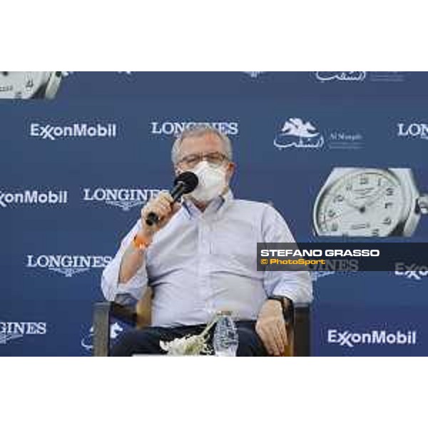 Press conference Marco Danese Sport Director of LGCT and GCL LGCT of Doha 2021 Al Shaqab, 02032021 ph.Stefano Grasso/LGCT