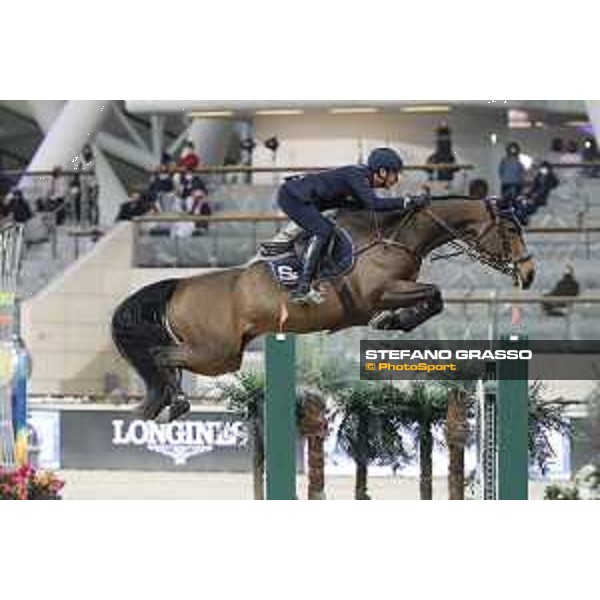 LGCT of DOHA - Grand Prix - Lorenzo de Luca (ITA) on Nuance Bleue VDM Z - DOHA, Al Shaqab - 6 March 2021 - ph.Stefano Grasso/LGCT