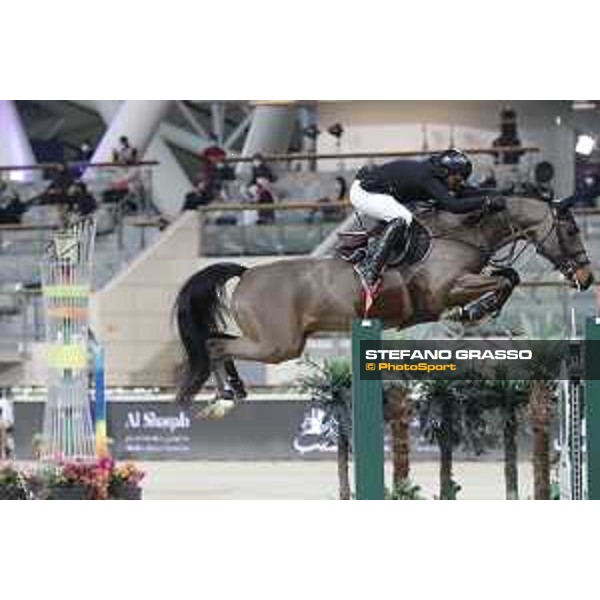 LGCT of DOHA - Grand Prix - Rene Lopez (COL) on Kheros van\'T Hoogeinde - DOHA, Al Shaqab - 6 March 2021 - ph.Stefano Grasso/LGCT