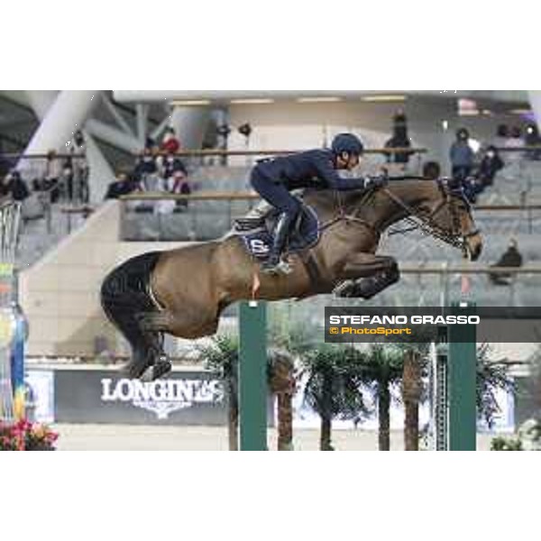 LGCT of DOHA - Grand Prix - Lorenzo de Luca (ITA) on Nuance Bleue VDM Z - DOHA, Al Shaqab - 6 March 2021 - ph.Stefano Grasso/LGCT