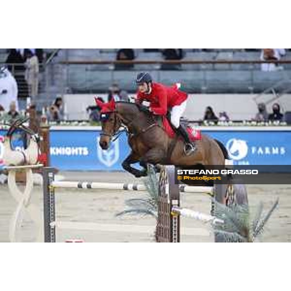 GCL of DOHA - Round 2 - Team London Knights - Lorenzo de Luca (ITA) on Nuance Blue VDM Z - DOHA, Al Shaqab - 6 March 2021 - ph.Stefano Grasso/GCL