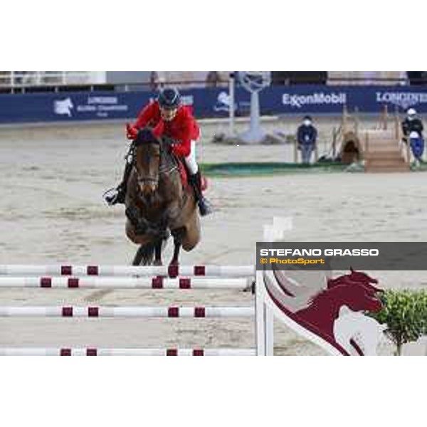 GCL of DOHA - Round 2 - Team London Knights - Lorenzo de Luca (ITA) on Nuance Blue VDM Z - DOHA, Al Shaqab - 6 March 2021 - ph.Stefano Grasso/GCL