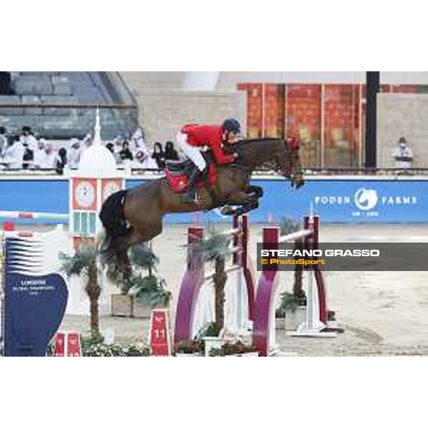GCL of DOHA - Round 2 - Team London Knights - Lorenzo de Luca (ITA) on Nuance Blue VDM Z - DOHA, Al Shaqab - 6 March 2021 - ph.Stefano Grasso/GCL