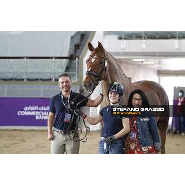 CHI of DOHA - vet check para-dressage - DOHA, Al Shaqab - 24 February 2021 - ph.Stefano Grasso/CHI Al Shaqab 2021