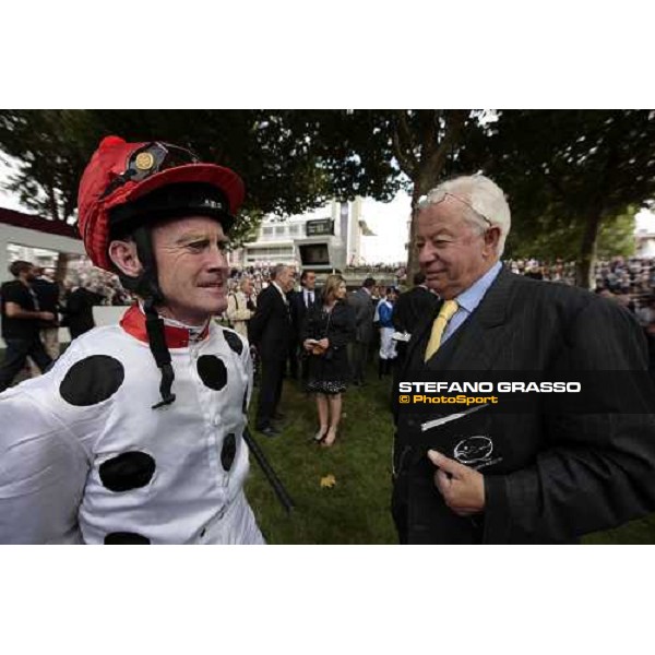 Eugenio Colombo and Mick Kinane Paris Longchamp, 4th oct. 2009 ph. Stefano Grasso