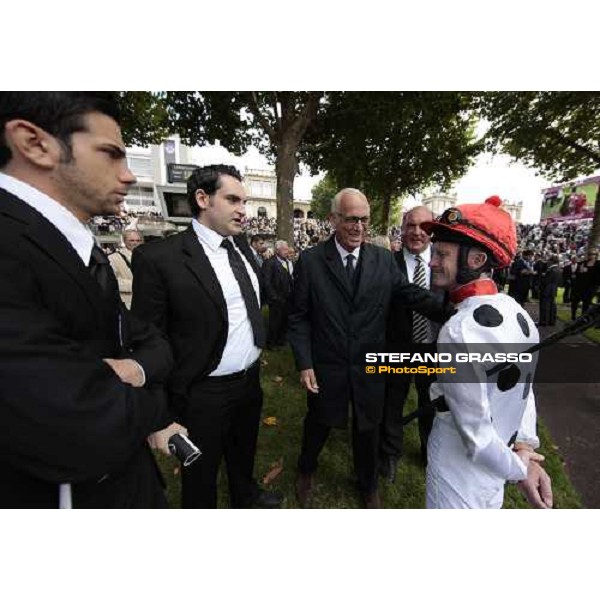 Mick Kinane with the connection of Hard Life Paris Longchamp, 4th oct. 2009 ph. Stefano Grasso
