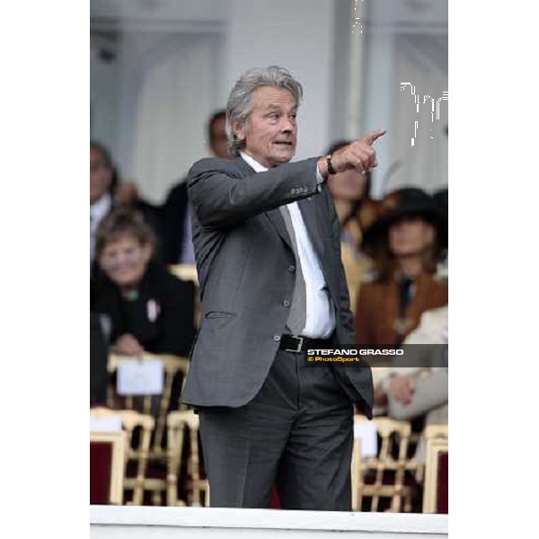 Alain Delon pictured at Longchamp Paris Longchamp, 4th october 2009 ph. Stefano Grasso