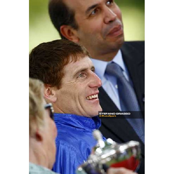 a close up for Johnny Murtagh after winning the Prix de l\' Abbaye Paris Longchamp, 4th oct. 2009 ph. Stefano Grasso