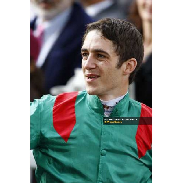 Christophe Soumillon after winning the Prix Marcel Boussac Paris Longchamp, 4th oct. 2009 ph. Stefano Grasso