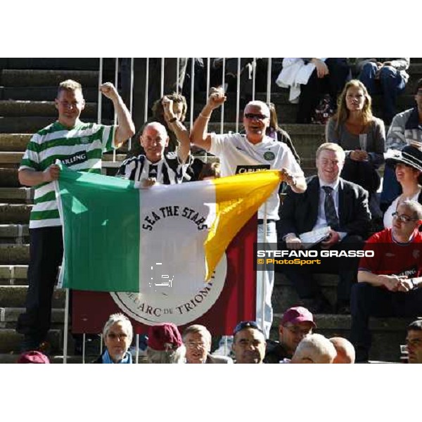 Irish supporters of Sea the Stars Paris Longchamp, 4th oct. 2009 ph. Stefano Grasso