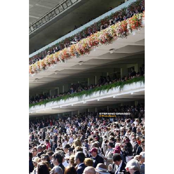 racegoers at Longchamp Paris Longchamp, 4th oct. 2009 ph. Stefano Grasso