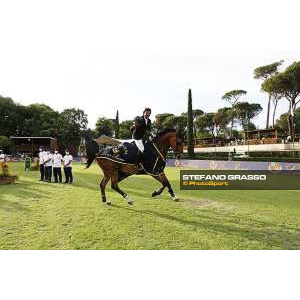 CSIO of Roma - Karim Elzoghby on Zandigo wins the Six Bars Loro Piana - Roma, Piazza di Siena - 29 May 2021 - ph.Stefano Grasso