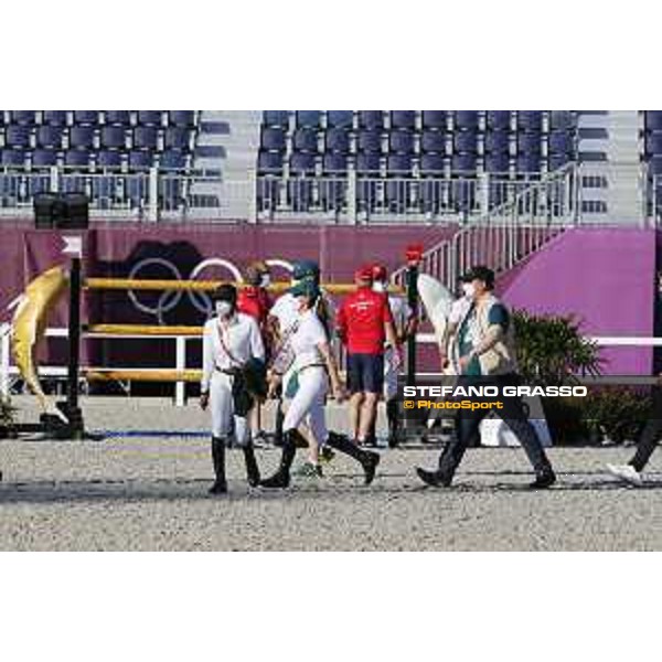 Tokyo 2020 Olympic Games - Show Jumping 1st Qualifier - Course Walking Tokyo, Equestrian Park - 03 August 2021 Ph. Stefano Grasso