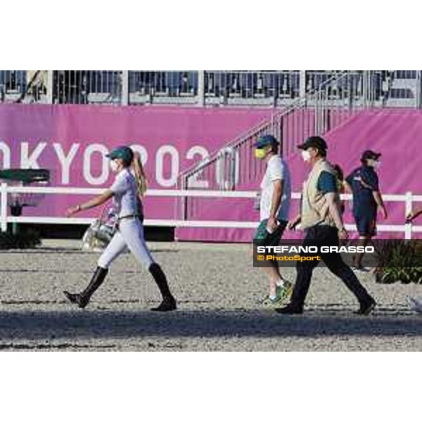 Tokyo 2020 Olympic Games - Show Jumping 1st Qualifier - Course Walking Tokyo, Equestrian Park - 03 August 2021 Ph. Stefano Grasso