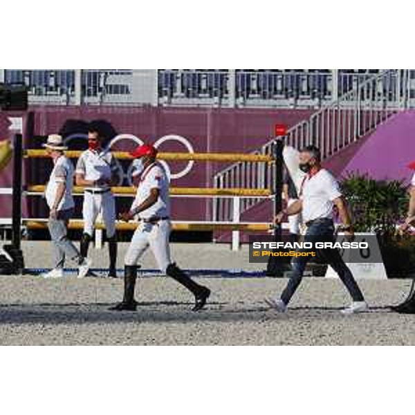 Tokyo 2020 Olympic Games - Show Jumping 1st Qualifier - Course Walking Tokyo, Equestrian Park - 03 August 2021 Ph. Stefano Grasso