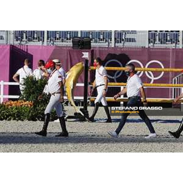Tokyo 2020 Olympic Games - Show Jumping 1st Qualifier - Course Walking Tokyo, Equestrian Park - 03 August 2021 Ph. Stefano Grasso