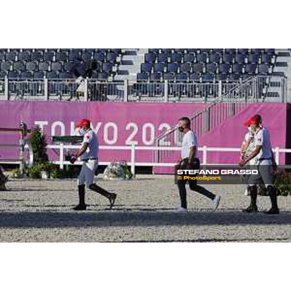 Tokyo 2020 Olympic Games - Show Jumping 1st Qualifier - Course Walking Tokyo, Equestrian Park - 03 August 2021 Ph. Stefano Grasso