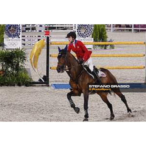 Tokyo 2020 Olympic Games - Show Jumping 1st Qualifier - Jessica Springsteen on Don Juan van de Donkhoeve Tokyo, Equestrian Park - 03 August 2021 Ph. Stefano Grasso