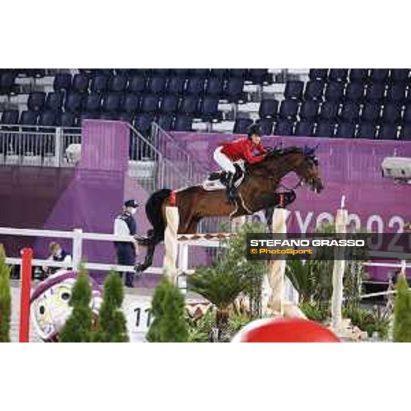 Tokyo 2020 Olympic Games - Show Jumping 1st Qualifier - Jessica Springsteen on Don Juan van de Donkhoeve Tokyo, Equestrian Park - 03 August 2021 Ph. Stefano Grasso