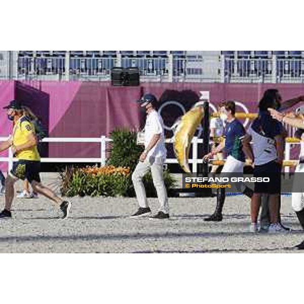Tokyo 2020 Olympic Games - Show Jumping 1st Qualifier - Course Walking Tokyo, Equestrian Park - 03 August 2021 Ph. Stefano Grasso