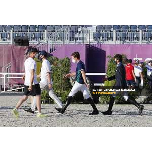 Tokyo 2020 Olympic Games - Show Jumping 1st Qualifier - Course Walking Tokyo, Equestrian Park - 03 August 2021 Ph. Stefano Grasso